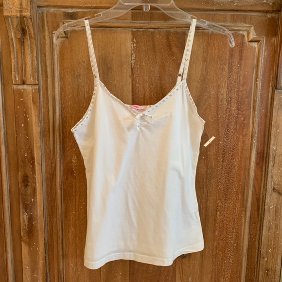 NEW White Camisole With Shorts Set Size Small - Picture 2 of 12